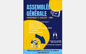 Assemblée générale Lège Cap-Ferret HB