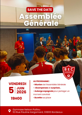 Assemblée générale Bordeaux EC HB