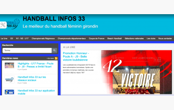 Handball Infos 33 - Plus de 100 550 visiteurs !!