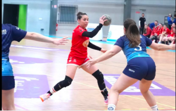 Coupe de France départementale - 8èmes - Lisa Brouchican (Stade Langonnais HB) s'est arrachée