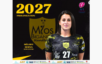 Nationale 1 - Prolongation - Mélody Serna une saison de plus à Mios Biganos