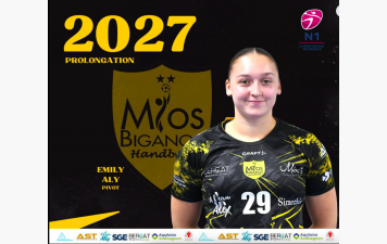 Nationale 1 - Prolongation - Emily Aly toujours miossaise
