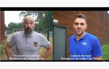 Reportage - Nationale 2 - Poule 2 - J22 - Franck Fischerkeller (CM Floirac Cenon HB) : "L'essentiel est fait" ; Ludovic Barbier (Lège Cap-Ferret HB) : "On a répondu présent"
