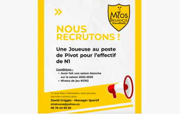 Nationale 1 - L'US Mios Biganos recrute