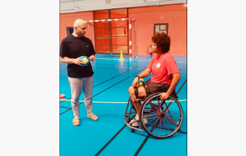 Handball-fauteuil - Valentine Dieng (Saint Loubès HB) aux Mondiaux handisport