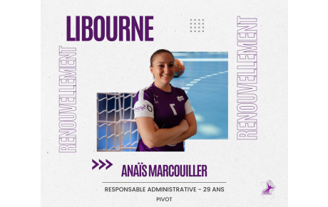 Libourne - Prénationale : Anaïs Marcouiller toujours libournaise
