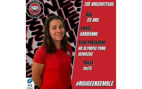 Transfert : Eysines (N3T) a trouvé sa gardienne