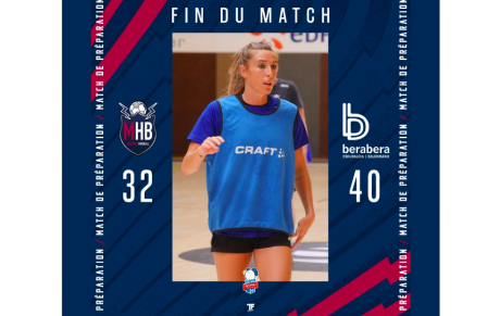 Premier match amical perdu pour Mérignac 