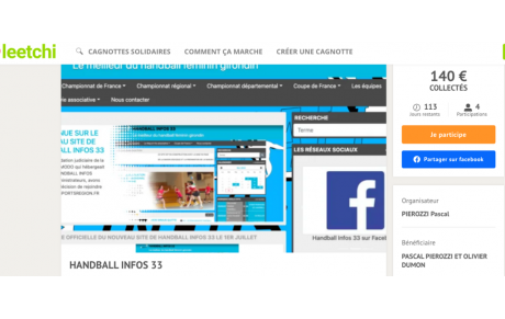 Soutenez Handball Infos 33 