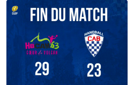 D2 - J10 - Bègles s'écroule à Clermont 