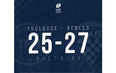 U17 - 2ème phase - J1 - Beau coup du CAB !