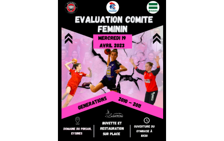 Evaluation Comité Féminin 