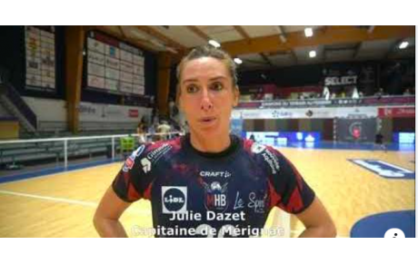 Reportage - LFH - J4 - Julie Dazet (MHB) : &quot;Une défaite avec beaucoup de regrets&quot; 