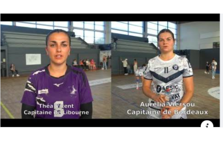 Reportage - Prénationale - J4 - Théa Vicent (HBC Libourne) : " On les fait douter ; Aurélia Viersou (Girondins de Bx) : "Les changements nous apportent"