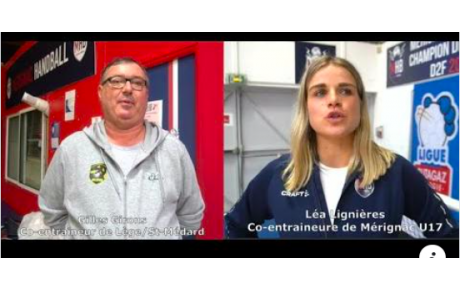 Reportage - U17 - J5 - Gilles Giron : "Notre meilleure performance" ; Léa Lignières : "Trop de mauvaises réceptions"