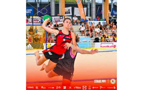 Beach Handball - Trois Girondines au stage national