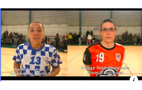 Reportage - Excellence Régionale - Poule B - J15 - Sonia Benakcha (CAB)  :&quot;Rester invaincues&quot; ; Peggy José Chegrane : &quot;Elles sont au-dessus&quot;: &quot;