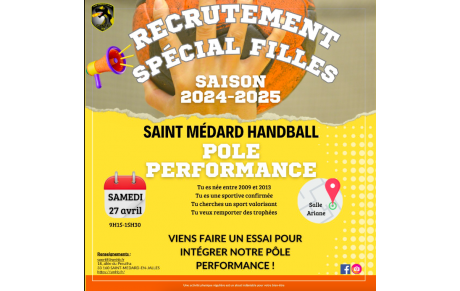 Saint Médard ouvre un pôle performance 