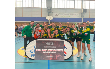 Championnat de Gironde - Finale - U15 Promotion Honneur - Succès des Cestadaises 