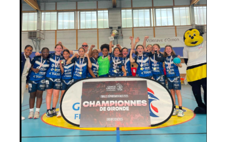 Championnat de Gironde - Finale - U13 Promotion Honneur - Le titre pour les Girondines de Bordeaux/Bastide 