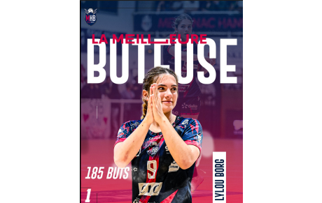 LFH - Lylou Borg (Mérignac HB) meilleure marqueuse de LFH 