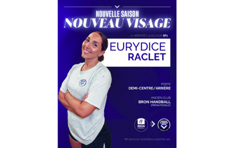 N3T - Recrutement - Eurydice Raclet nouvelle girondine de Bordeaux 