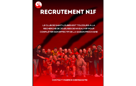 N1F - Saint Loubès recrute toujours 