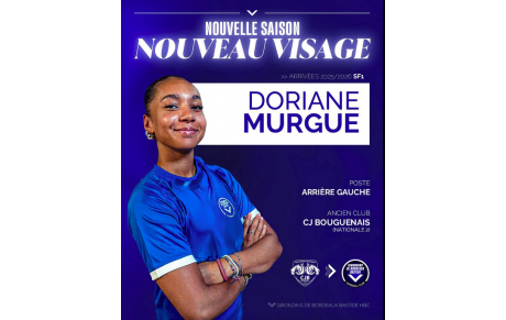 N3T - Recrutement - Doriane Murgue nouvelle girondine de Bordeaux 
