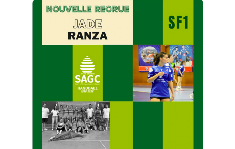 Excellence régionale - Recrutement - Jade Ranza intègre les rangs de Cestas 