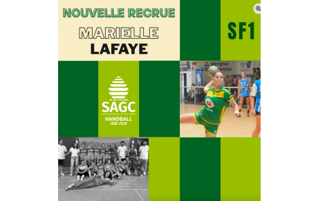 Excellence régionale - Marielle Lafaye rejoint la une de Cestas 