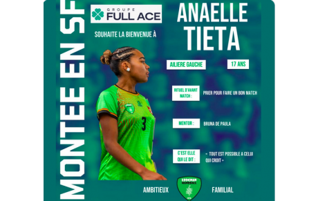 Excellence régionale - Anaëlle Tieta chez les séniors léognanaises 