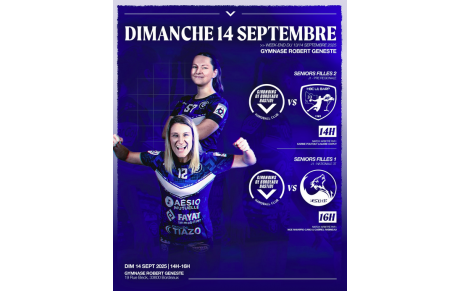 Girondines de Bordeaux Bastide HC : Double affiche ce week-end