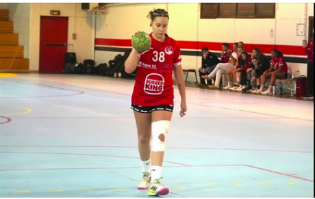 Reportage - Nationale 1 - J4 - Olivia Gallardo (Saint Loubès HB) numéro 1 aux 7 m