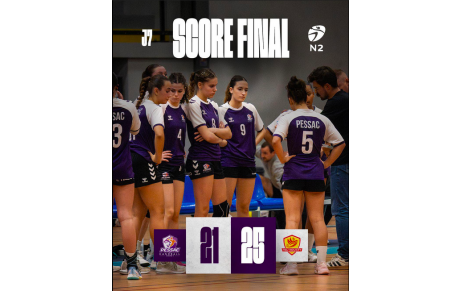 Highlights - N2 - Poule 1 - J7 - Pessac battue par les premières