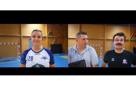 Reportage - Nationale 2 - Poule 2 - J8 - Flavie Gaillart (Lège Cap-Ferret HB) : &quot;Une équipe soudée&quot; ; Cédric Weiss (Stade Pessacais UC HB) : &quot;On a manqué de stabilité&quot;