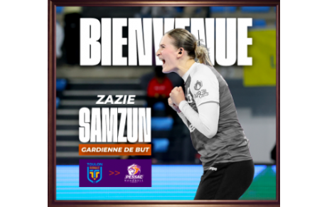 Transfert - Zazie Samzun (Toulon Var Métropole HB) à Pessac