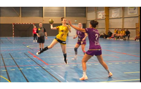 Highlights - Prénationale - Poule A - J17 - Lucie Bergeron (US Mios Biganos HB) est comme l'eau vive