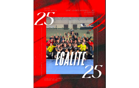 Nationale 1 - J23 - Saint Loubès accroche deux points à Nantes et assure son maintien