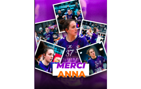 Division 2 - Départs - Anna Lacuey (SPUC) met le handball en retrait