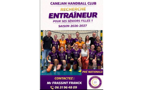 Prénationale - Canéjan recherche son nouvel entraineur