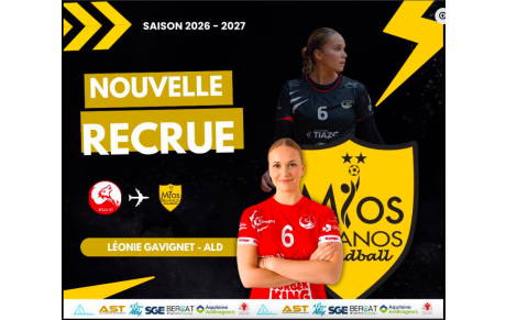 N1 - Transfert - Léonie Gavignet passe de Saint Loubès à Mios Biganos