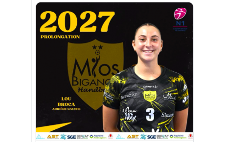 Nationale 1 - Prolongation - Lou Broca reste miossaise