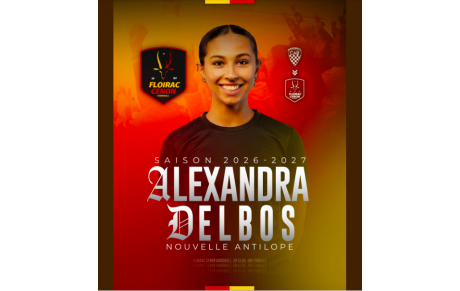 Nationale 1 - Transfert - Alexandra Delbos rejoint le CM Floirac Cenon HB