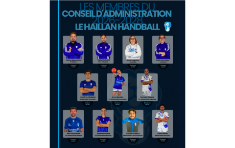 Le Haillan Handball - Le conseil d'administration fait peau neuve
