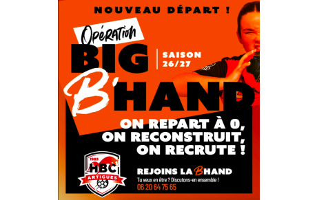 Le HBC Artigues en reconstruction