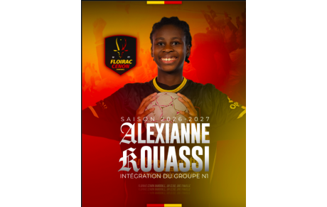 Nationale 1 - Alexiane Kouassi intègre l'équipe première du CM Floirac Cenon HB