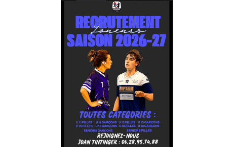Recrutement au SC Monségur HB