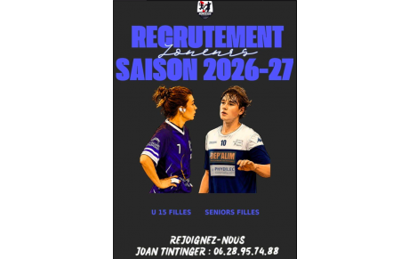 Le SC Monségur recrute