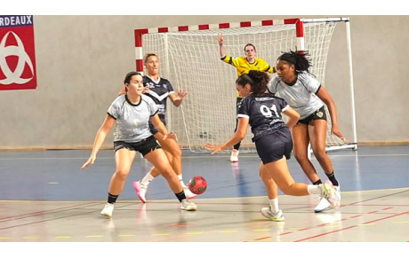 Les stats d'Olivier Dumon - Nationale 3 Territoriale - J2 - Marion Hourtiguet et Rayana Aboutayeb (Girondines de Bordeaux Bastide hc) ont limité l'écart