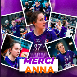 Division 2 - Départs - Anna Lacuey (SPUC) met le handball en retrait